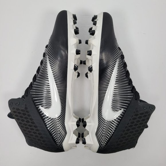 Nike VPR Men's Black White Athletic Football Cleats 847089-011 US Size 11 - Picture 6 of 8